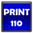 Устройство осуществляет принтерную печать со скоростью 110 стр/мин