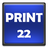 Устройство осуществляет принтерную печать со скоростью 22 стр/мин