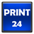 Устройство осуществляет принтерную печать со скоростью 24 стр/мин