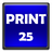 Устройство осуществляет принтерную печать со скоростью 25 стр/мин