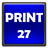 Устройство осуществляет принтерную печать со скоростью 27 стр/мин