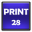 Устройство осуществляет принтерную печать со скоростью 28 стр/мин