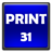 Устройство осуществляет принтерную печать со скоростью 31 стр/мин
