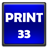 Устройство осуществляет принтерную печать со скоростью 33 стр/мин