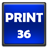 Устройство осуществляет принтерную печать со скоростью 36 стр/мин