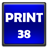 Устройство осуществляет принтерную печать со скоростью 38 стр/мин