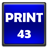 Устройство осуществляет принтерную печать со скоростью 43 стр/мин