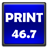 Устройство осуществляет принтерную печать со скоростью 46.7 м2/ч