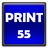 Устройство осуществляет принтерную печать со скоростью 55 стр/мин