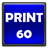 Устройство осуществляет принтерную печать со скоростью 60 стр/мин