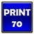 Устройство осуществляет принтерную печать со скоростью 70 стр/мин