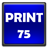 Устройство осуществляет принтерную печать со скоростью 75 стр/мин