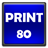 Устройство осуществляет принтерную печать со скоростью 80 стр/мин
