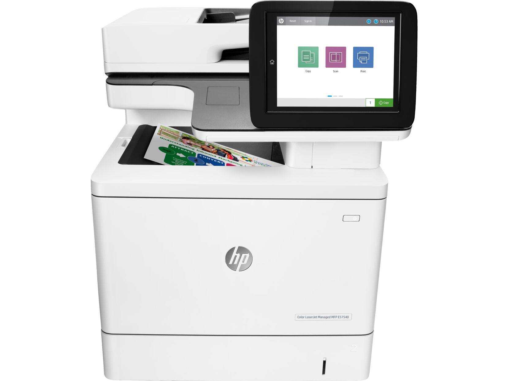 МФУ HP Color LaserJet Managed MFP E57540dn (3GY25A)