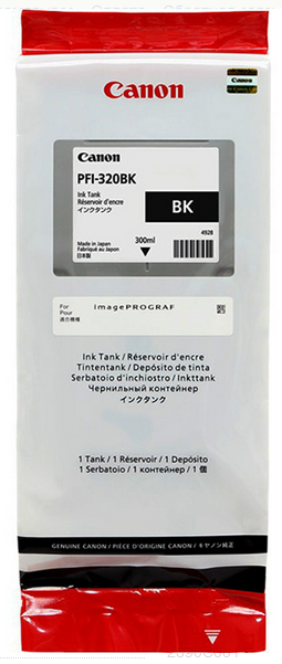 Чернильный картридж PFI-320 Black (300 мл для ТМ-серии)
