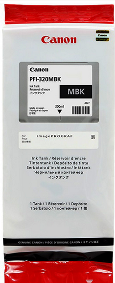 Чернильный картридж PFI-320 Matte Black (300 мл для ТМ-серии)